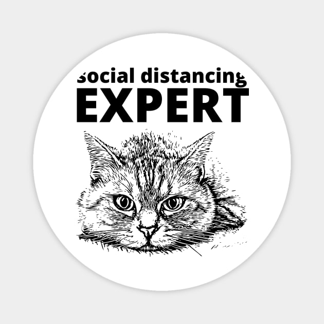 Social distancing expert Magnet by Amadej